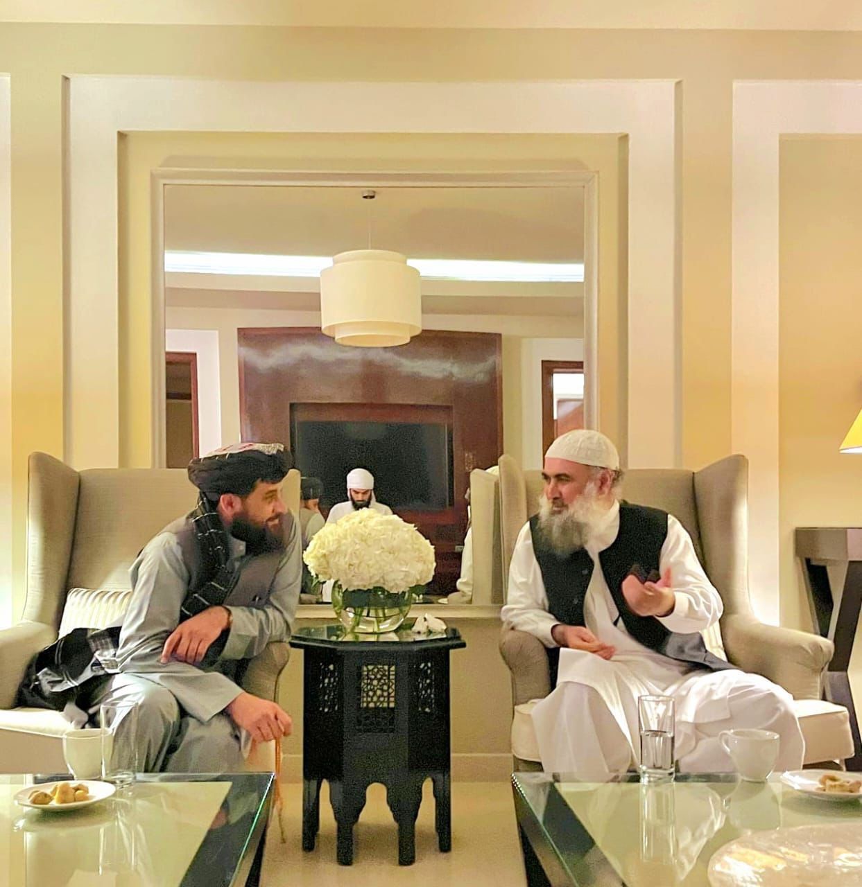 معتصم آغاجان، از رهبران ناراضی طالبان همراه ملا یعقوب به کابل بازگشت