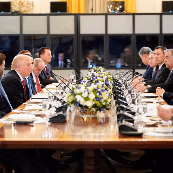 ترامپ با رهبران کشورهای آسیای میانه در کاخ سفید دیدار کرد