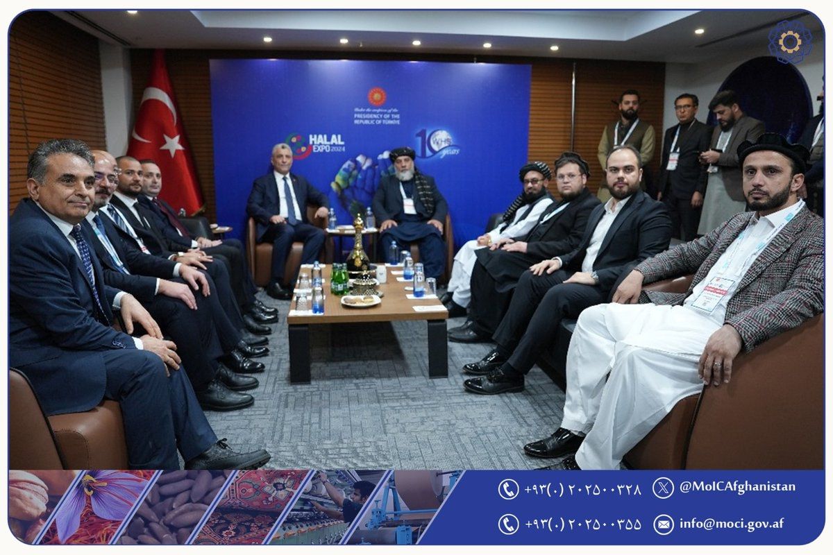 طالبان و ترکیه برای گسترش روابط تجاری، کمیته فنی ایجاد می‌کنند