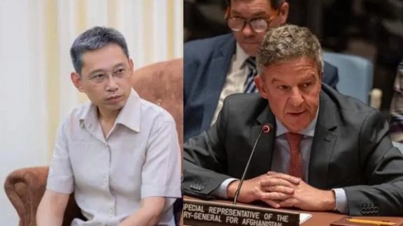 د یوناما مرستیال او په کابل کې د چین سفیر د دوحې د دریمې ناستې په اړه خبرې وکړې