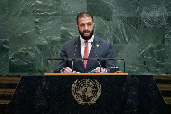احمد الشرع د ملګرو ملتونو اسمبلۍ ته: له تبعیض پرته حکومت جوړوو، چې د ټولو حقونه خوندي کړي