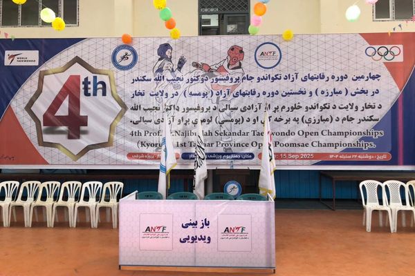 چهارمین دوره مسابقات آزاد تکواندو «جام نجیبالله سکندر» در تخار برگزار میشود