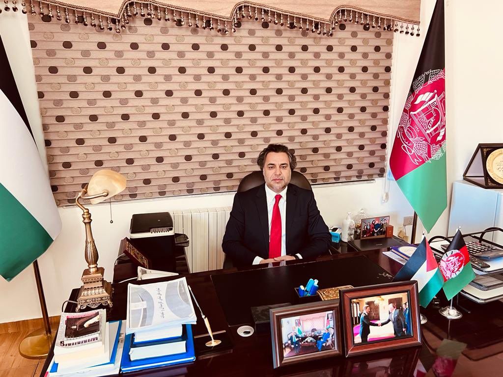 سفارت افغانستان در اردن پس از تقریباً دو سال بازگشایی شد