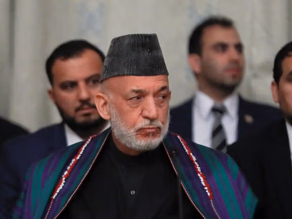 حامد کرزی حملات امریکا و اسرائیل به ایران را محکوم کرد