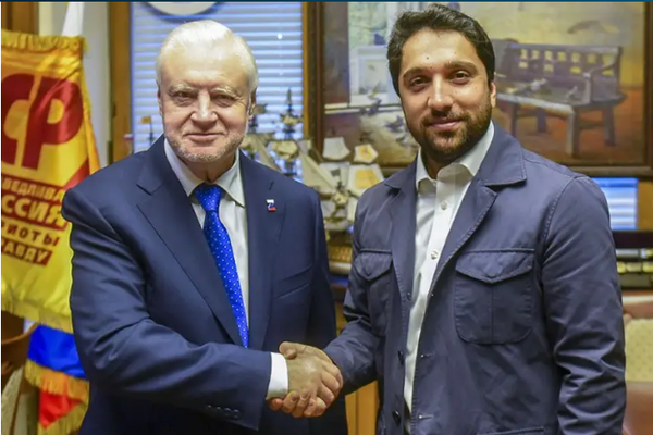 NRF Leader Meets Head of Faction, A Just Russia, At Russian Parliament