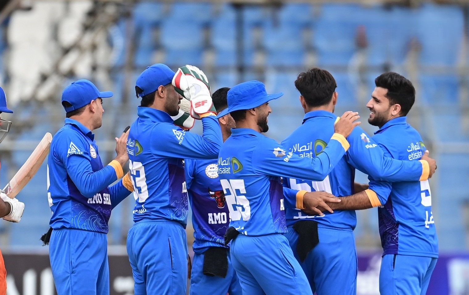 لیگ کریکت شپگیزه؛ تیم آمو با درخشش فضل‌الحق فاروقی، یاران راشد خان را شکست داد