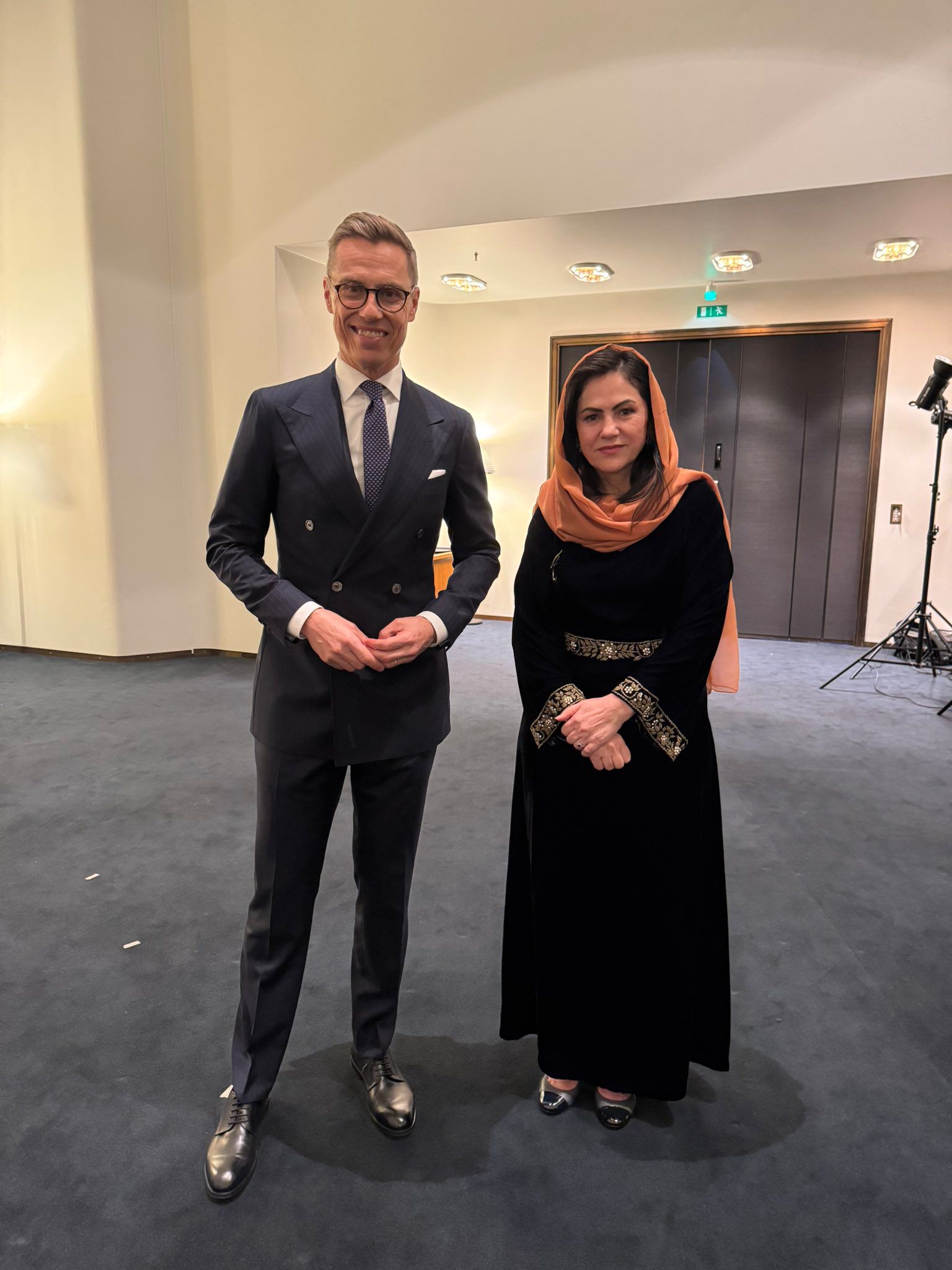 فوزیه کوفی با رئیس‌جمهور فنلند درباره وضعیت افغانستان گفت‌و‌گو کرد 