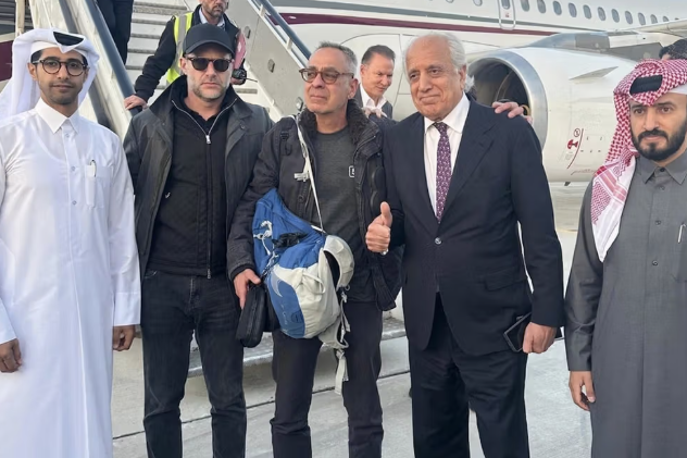 صورة بعد عملية الإفراج عن أحد الرهائن الأميركيين من سجون طالبان