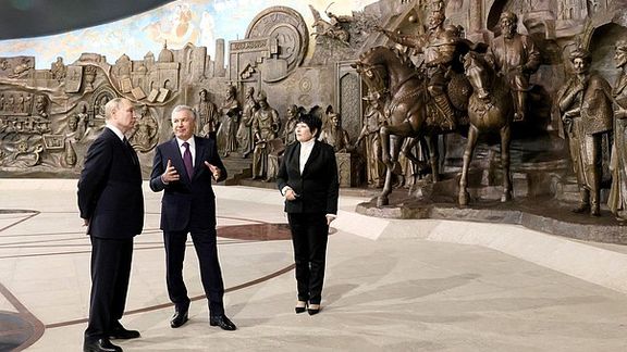 پوتین از طرح تاریخ اوزبیکستان دیدن کرد