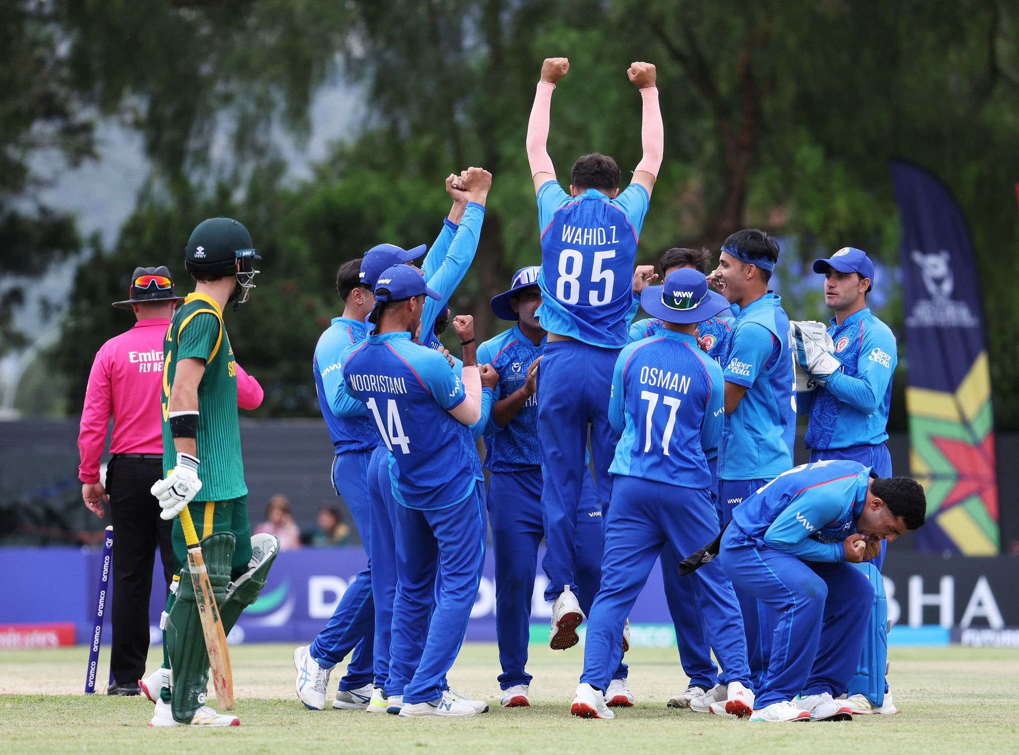 آغاز طوفانی افغانستان با درخشش عزیرالله نیازی در جام جهانی کریکت زیر ١٩سال ۲۰۲۶